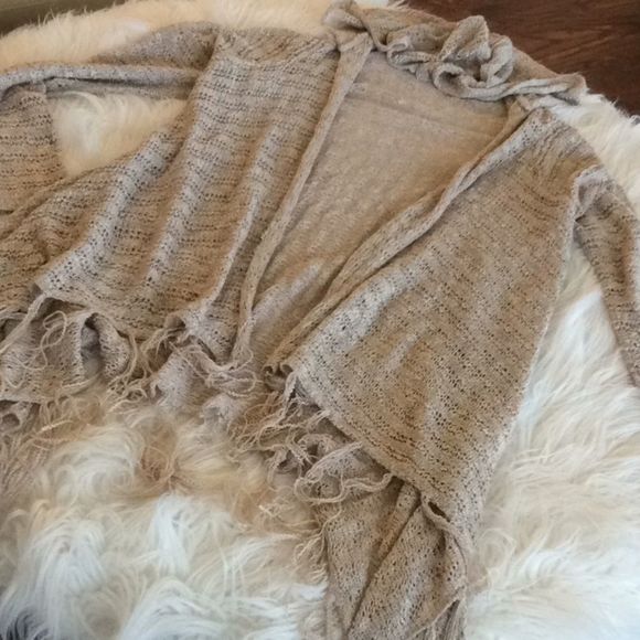 💞SAY WHAT 💞tassels drape open cardigan - Picture 11 of 12